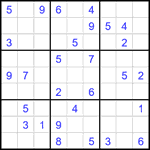 Судоку 9х9 #2703 средний