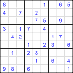 Судоку 9х9 #2706 средний