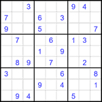 Судоку 9х9 #2708 средний