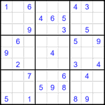 Судоку 9х9 #2715 средний