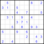 Судоку 9х9 #2719 средний