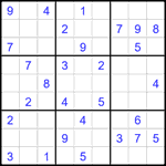 Судоку 9х9 #2720 средний