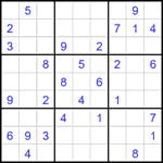 Судоку 9х9 #2723 средний