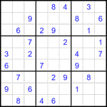 Судоку 9х9 #2726 средний