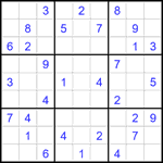 Судоку 9х9 #2727 средний