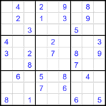 Судоку 9х9 #2728 средний