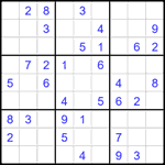 Судоку 9х9 #2729 средний