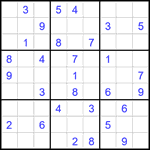 Судоку 9х9 #2730 средний