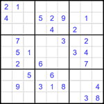 Судоку 9х9 #2647 очень трудный