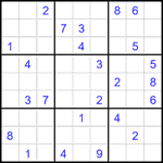 Судоку 9х9 #2660 очень трудный