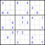 Судоку 9х9 #2703 очень трудный