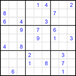 Судоку 9х9 #2705 очень трудный