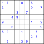 Судоку 9х9 #2706 очень трудный