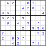 Судоку 9х9 #2762 легкий