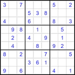 Судоку 9х9 #2763 легкий