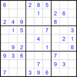 Судоку 9х9 #2765 легкий