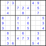 Судоку 9х9 #2766 легкий
