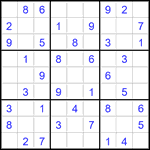 Судоку 9х9 #2769 легкий