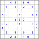 Судоку 9х9 #2774 легкий