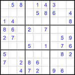 Судоку 9х9 #2775 легкий