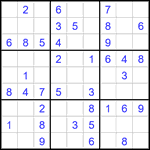 Судоку 9х9 #2776 легкий