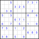 Судоку 9х9 #2777 легкий