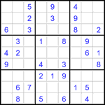 Судоку 9х9 #2779 легкий