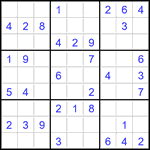 Судоку 9х9 #2781 легкий