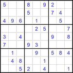 Судоку 9х9 #2784 легкий