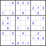 Судоку 9х9 #2788 легкий