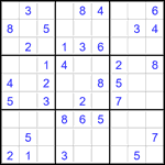 Судоку 9х9 #2789 легкий