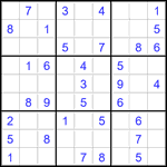 Судоку 9х9 #2790 легкий