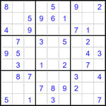 Судоку 9х9 #2791 легкий