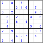 Судоку 9х9 #2792 легкий