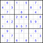 Судоку 9х9 #2793 легкий