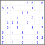 Судоку 9х9 #2794 легкий
