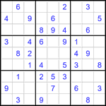 Судоку 9х9 #2796 легкий