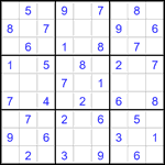 Судоку 9х9 #2799 легкий