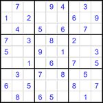 Судоку 9х9 #2802 легкий