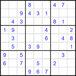 Судоку 9х9 #2810 легкий
