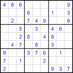Судоку 9х9 #2812 легкий