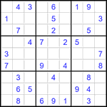 Судоку 9х9 #2813 легкий