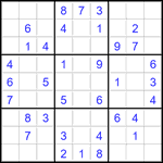 Судоку 9х9 #2818 легкий