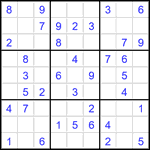 Судоку 9х9 #2819 легкий