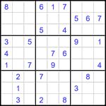 Судоку 9х9 #2733 средний