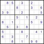 Судоку 9х9 #2735 средний