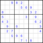 Судоку 9х9 #2740 средний