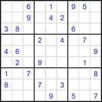 Судоку 9х9 #2743 средний