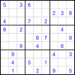 Судоку 9х9 #2747 средний