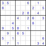 Судоку 9х9 #2749 средний